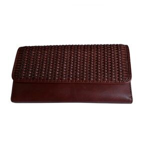 Stone Mountain Accessories Brown Woven Wallet